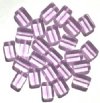 25 12x8x4mm Alexandrite Brick Glass Beads
